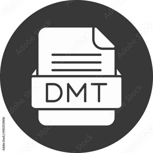 DMT File Format Vector Icon Design