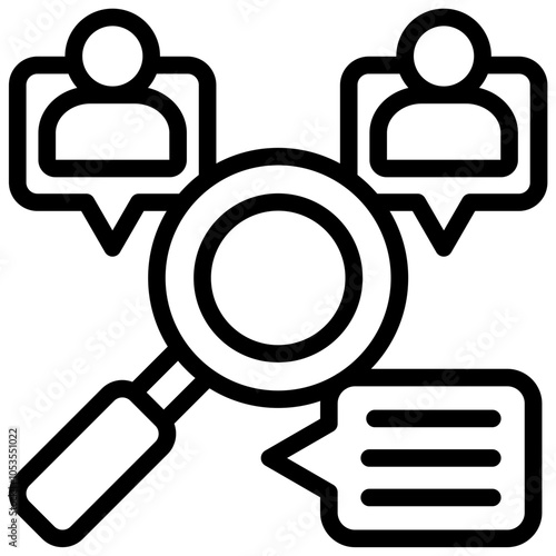 Qualitative Research Icon