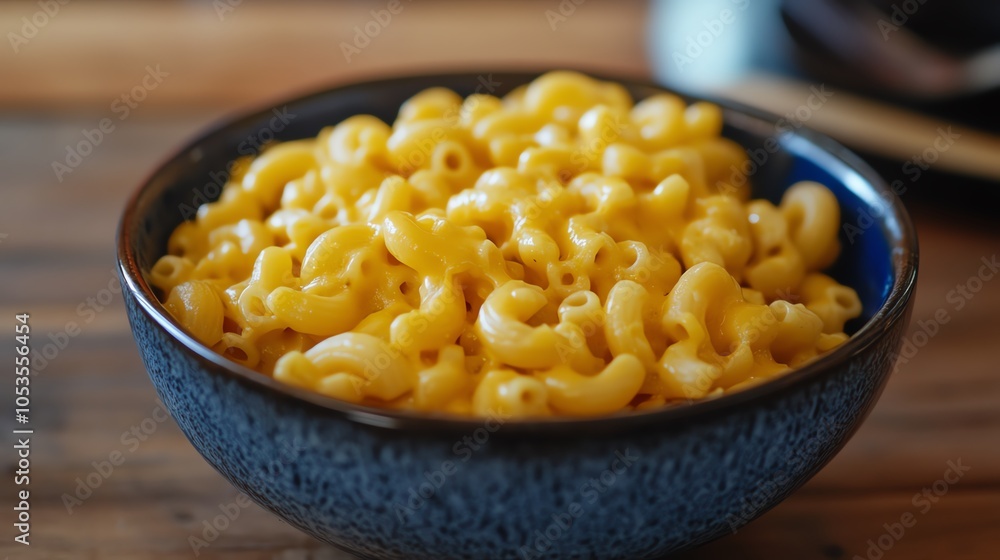 Deliciously creamy macaroni and cheese in a rustic bowl, perfect for comfort food lovers. Deliciously creamy macaroni and cheese in a rustic bowl, perfect for comfort food lovers.