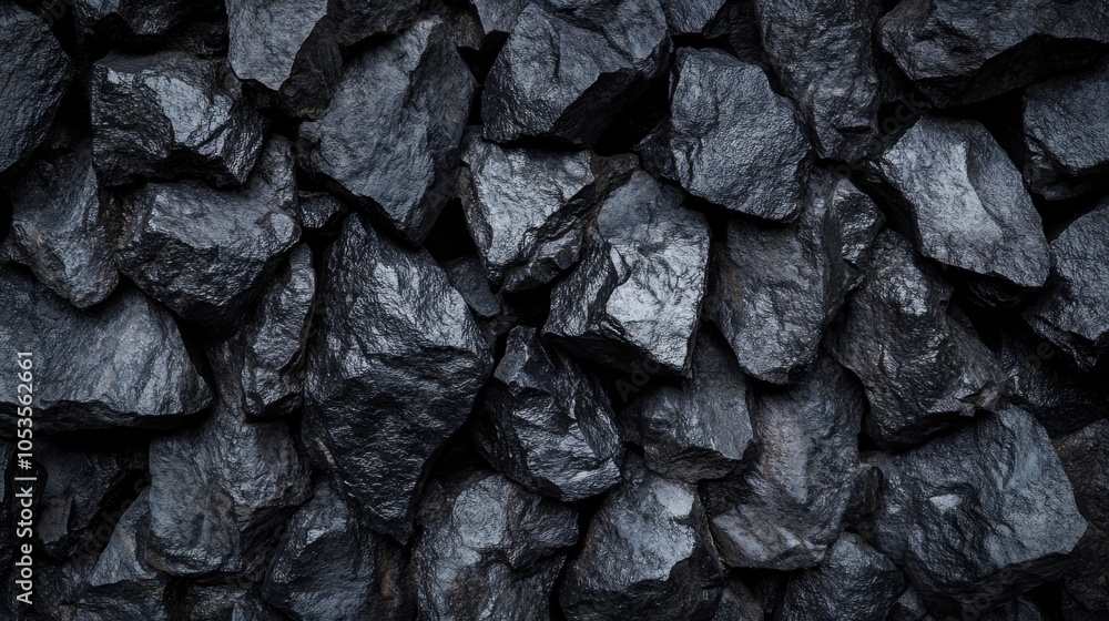 Black anthracite stone texture. Generative AI Black anthracite stone texture. Generative AI