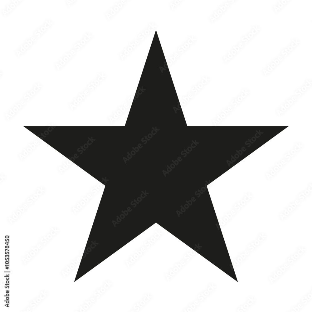 Star Icon vector. Five Point Star vector icon Isolated Star Icon vector. Five Point Star vector icon Isolated