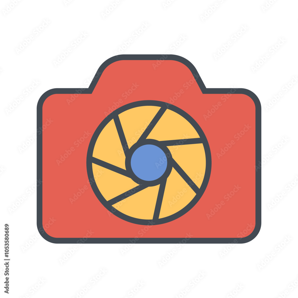 Obraz premium Lens Magic Vector Icon