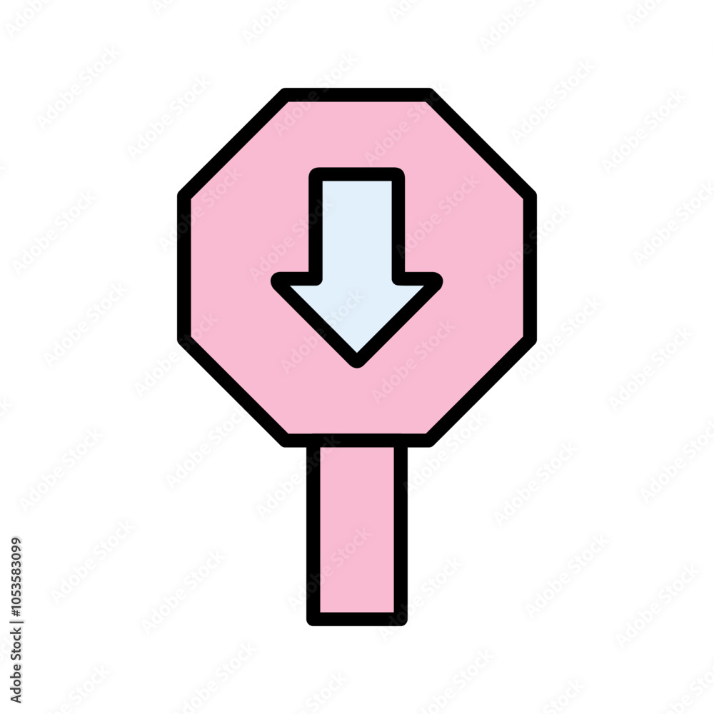 Down Arrow Vector Icon Down Arrow Vector Icon