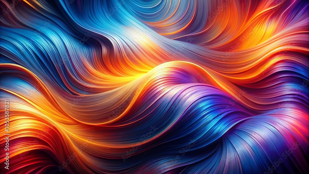 A Symphony of Color, Flowing and Evolving in Vivid Hues of Crimson, Gold, and Azure A Symphony of Color, Flowing and Evolving in Vivid Hues of Crimson, Gold, and Azure