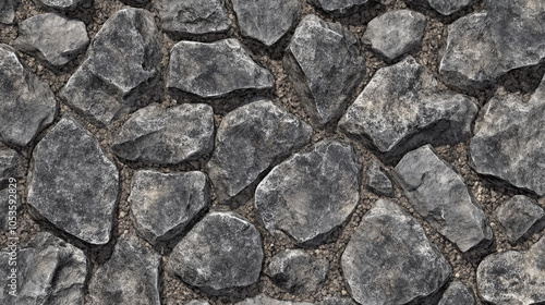 Seamless gravel texture