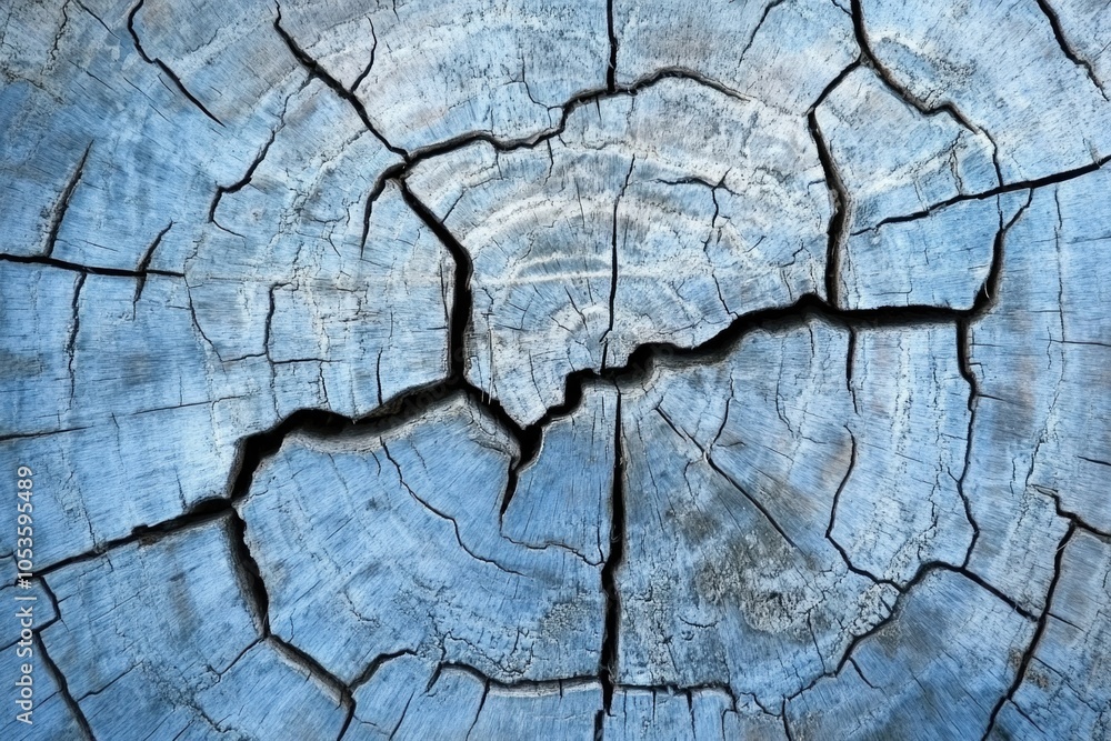 Obraz premium Close-up view of a wooden surface with a crack