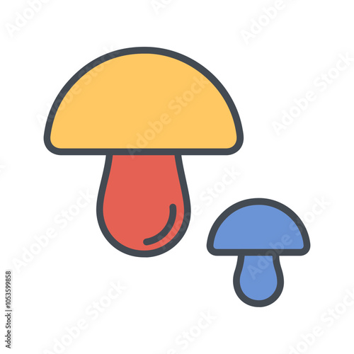 Mushroom Vector Icon