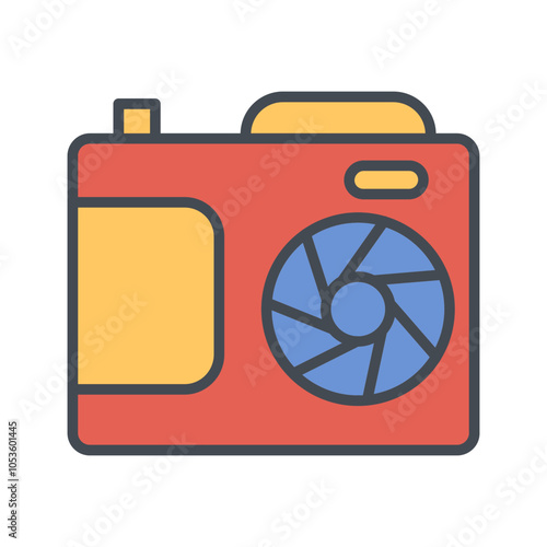 Camera Lenses Vector Icon