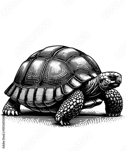 turtle on a white background