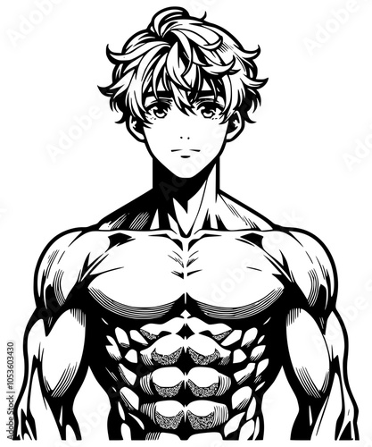 anime sketch of a person