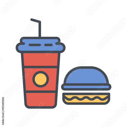 Party Food Vector Icon