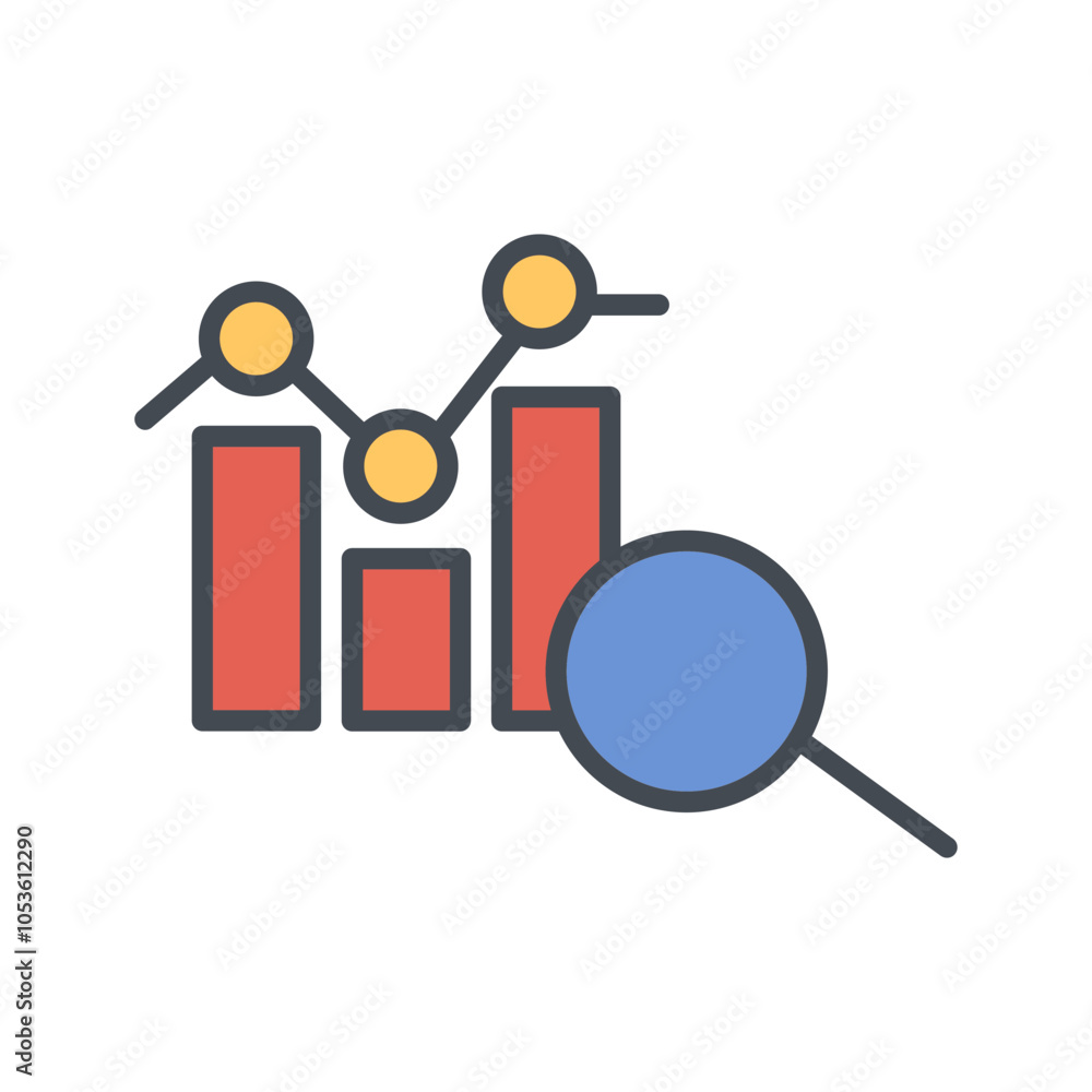 Data Analytics Vector Icon Data Analytics Vector Icon