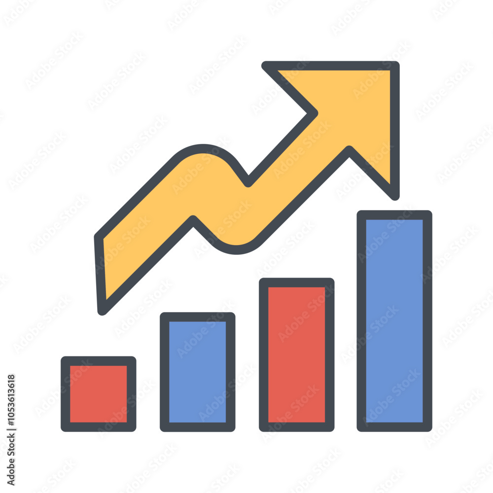 Growth Vector Icon Growth Vector Icon