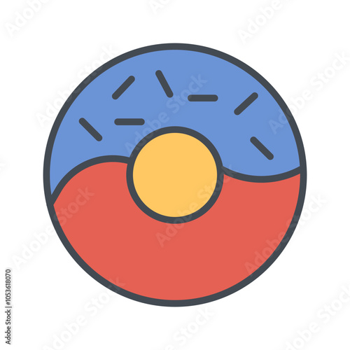 Doughnut Vector Icon