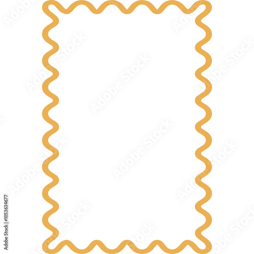 Cloudy wave curve edge borders colorful