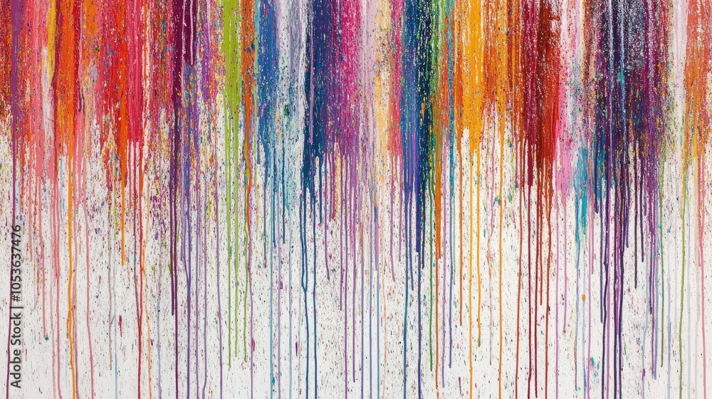 Colorful Dripping Paint Abstract Background Colorful Dripping Paint Abstract Background