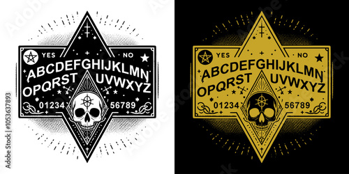 mystical celestial ouija board