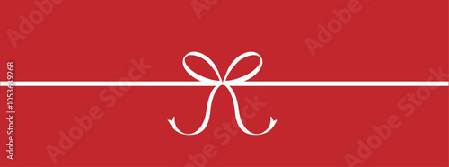 red bow vector design material
