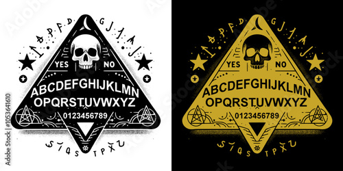 retro mystic ouija board