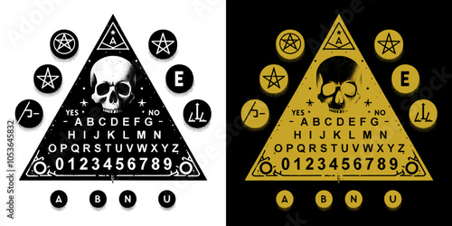 classic occult ouija board
