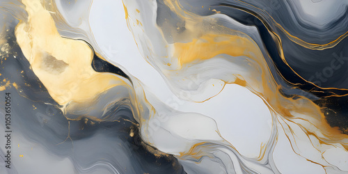grey and yellow waves background for ceramic floor and wall tile and also use for paper background