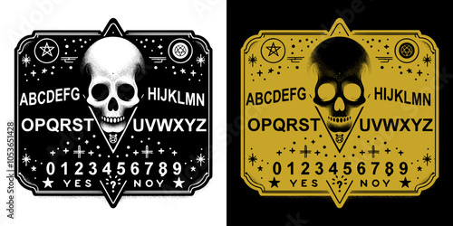 antique ouija board look