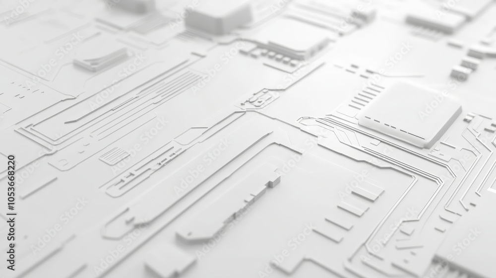design background with a light gray tech pattern on a white background, copy and text space, 16:9 design background with a light gray tech pattern on a white background, copy and text space, 16:9
