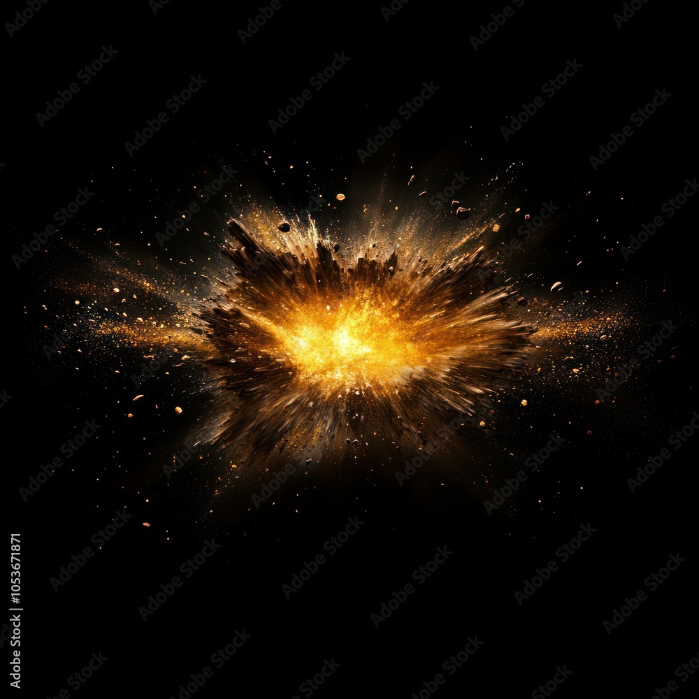 Galactic Burst: Abstract Space-Themed Explosion Background Design Galactic Burst: Abstract Space-Themed Explosion Background Design