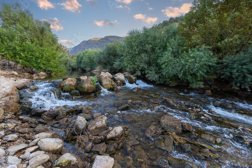 Zarava stream flowing in Eruh district of Siirt province, Türkiye photo