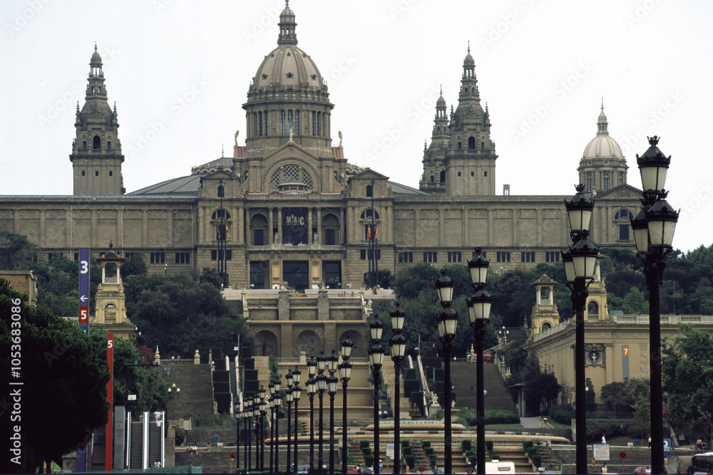 Obraz premium Museum of Catalan Art at Barcelona, Spain