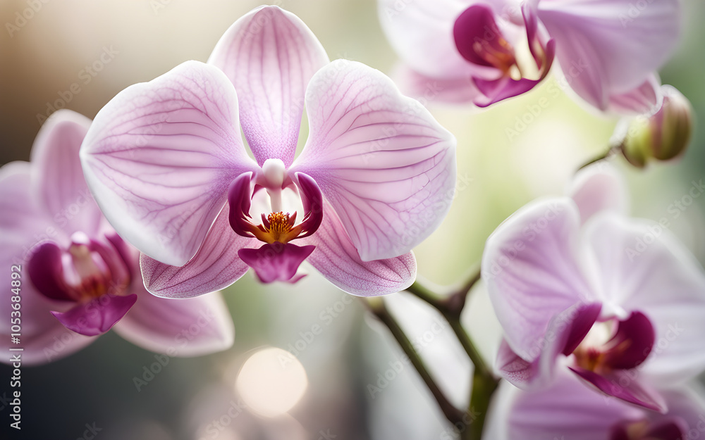 Obraz premium Closeup on orchid flower