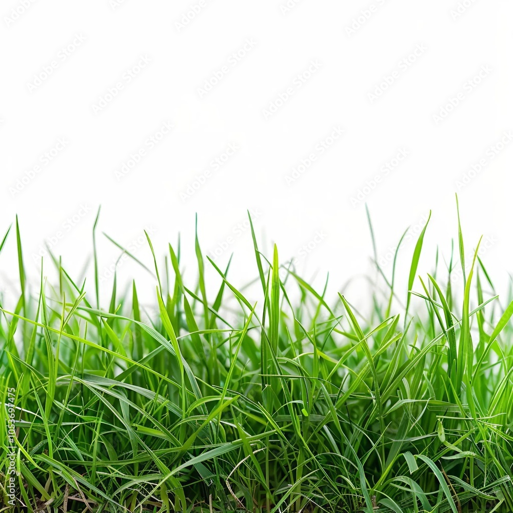 green grass isolated on white green grass isolated on white