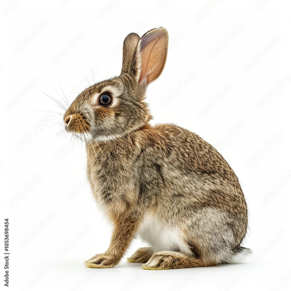 Obraz premium rabbit isolated on white background