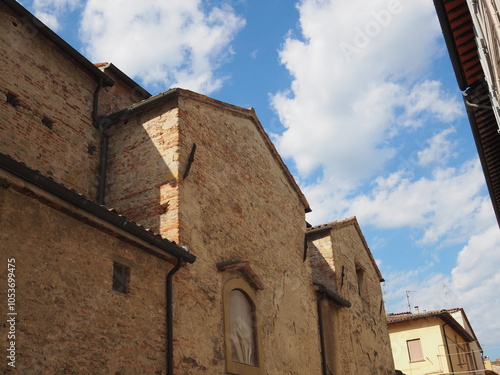 Vicoli Città di Castello Umbria Cielo