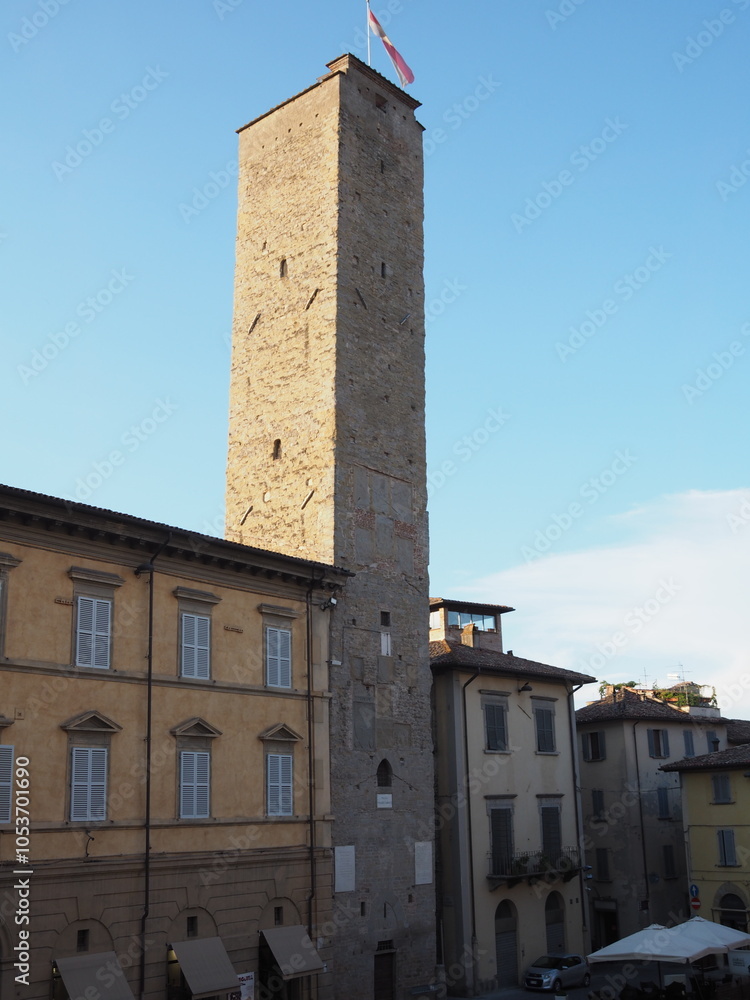 Fototapeta premium Torre. Edificio. Città di Castello Umbria