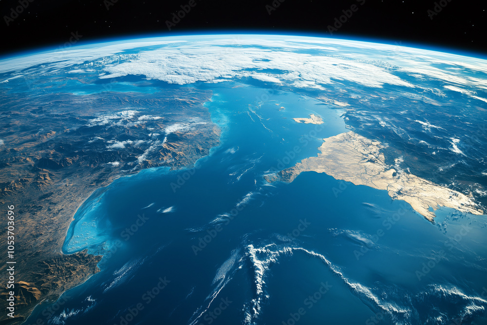 Satellite capturing detailed images of Earth's landscapes, with mountain ranges and oceans visible. Satellite capturing detailed images of Earth's landscapes, with mountain ranges and oceans visible.