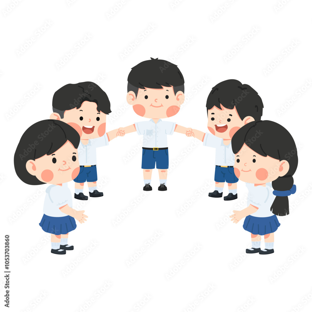 group of small kids playing ring around the rosy group of small kids playing ring around the rosy