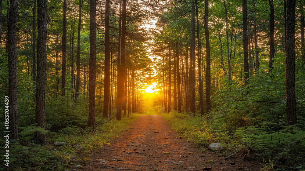 Obraz premium 自然と夕暮れ