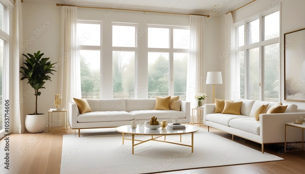 Fototapeta premium modern living room