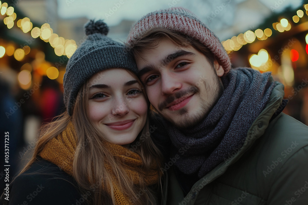 Generative AI image of mother father child couple family together by decorated Christmas tree holiday celebration themes Generative AI image of mother father child couple family together by decorated Christmas tree holiday celebration themes
