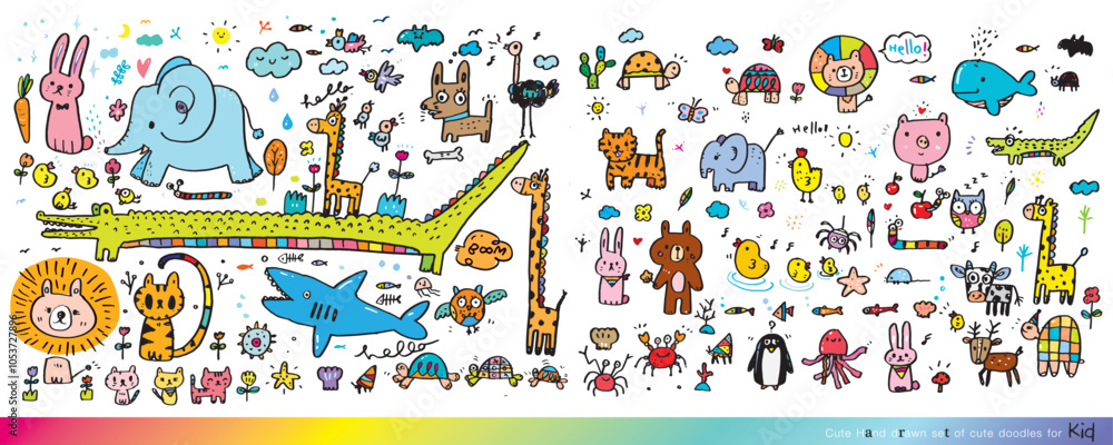 Collection of hand drawn cute doodles,Doodle children drawing,Sketch set of drawings in child style,Funny Doodle Hand Drawn,Page for coloring, cute animal hand drawn, cute Doodle Collection of hand drawn cute doodles,Doodle children drawing,Sketch set of drawings in child style,Funny Doodle Hand Drawn,Page for coloring, cute animal hand drawn, cute Doodle