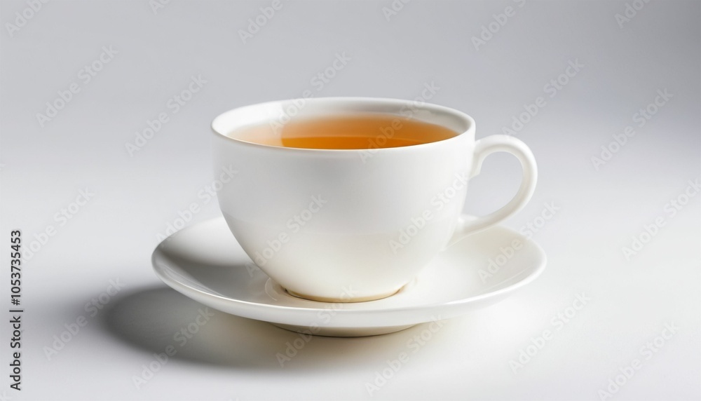 Obraz premium Tea cup on white background, isolated