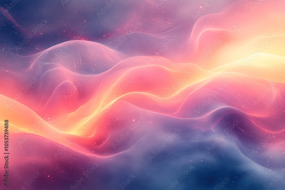 Fototapeta premium Abstract background with swirling, colorful light.