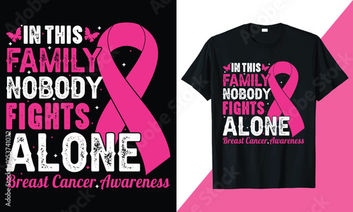 Breast Cancer Awareness Graphic T-shirt Design, Cancer Awareness Tee Shirt