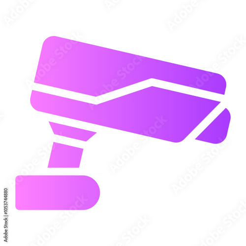 security camera gradient icon