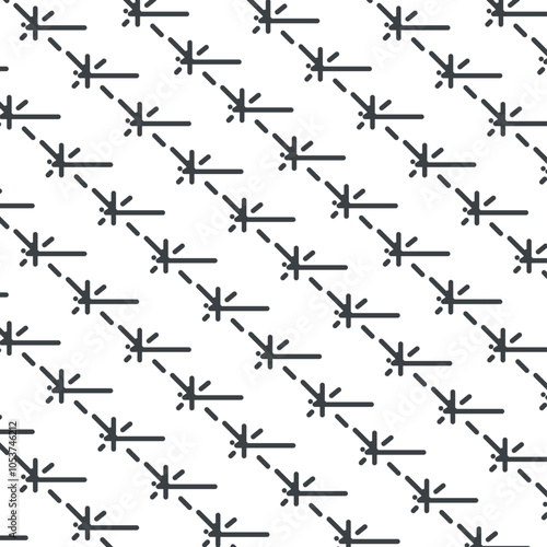 The texture consists of charcoal or spiky elements. These things are repeated.