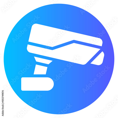 security camera gradient icon