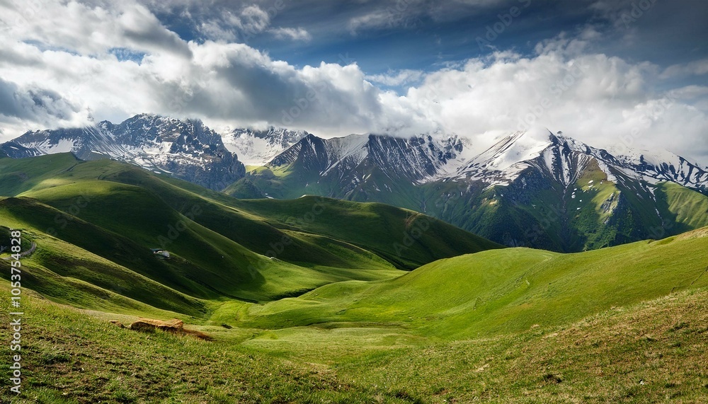 landscape in summer landscape in summer