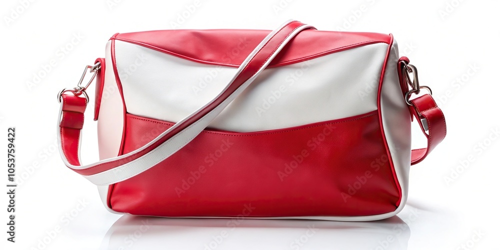 custom made wallpaper toronto digitalred and white bag isolated on white background