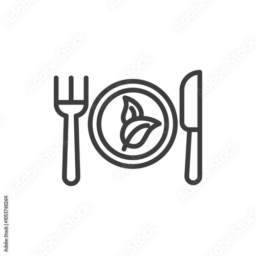 Healthy food icon